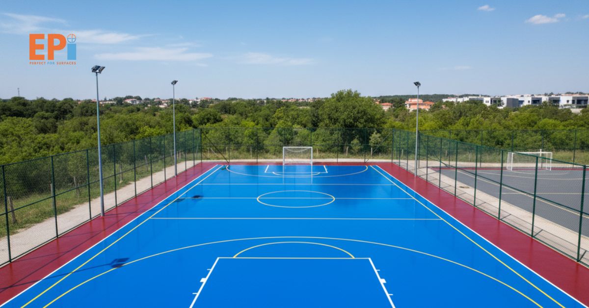 Jasa Cat Lapangan Futsal Outdoor