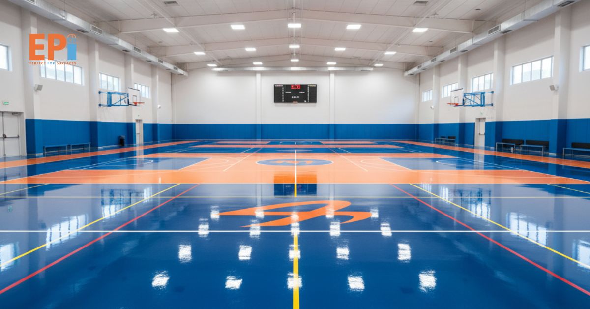 Jasa Cat Lapangan Gymnasium Serbaguna