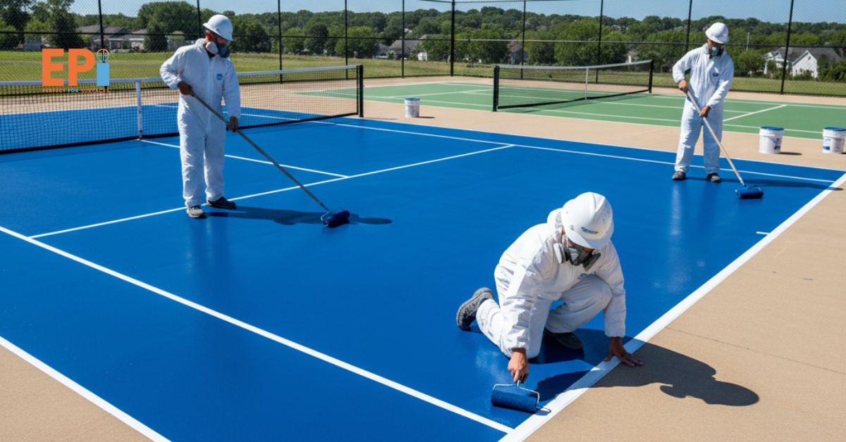 Jasa Cat Lapangan Tenis Outdoor