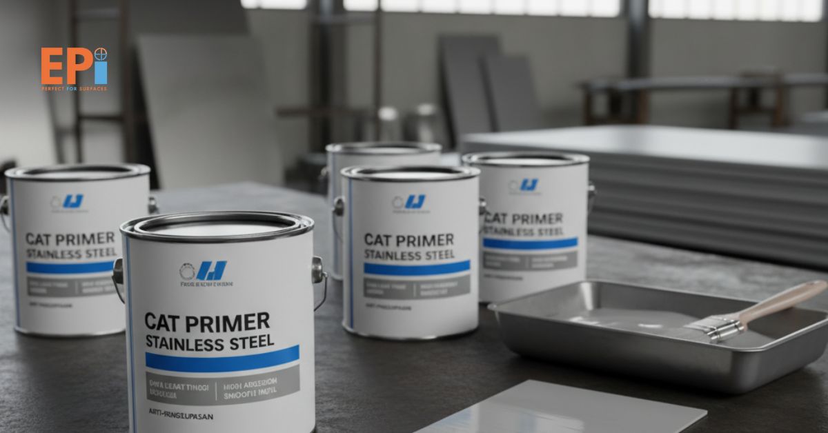 Kaleng cat primer stainless steel untuk daya lekat tinggi pada logam licin