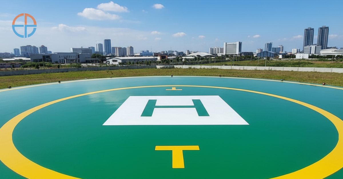 Kontraktor Epoxy Lantai Helipad Tangerang | PT. Eltama Prima Indo