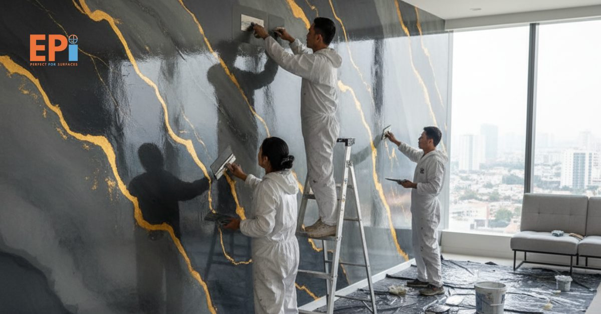Jasa Decorative Coating Bekasi – PT. Eltama Prima Indo