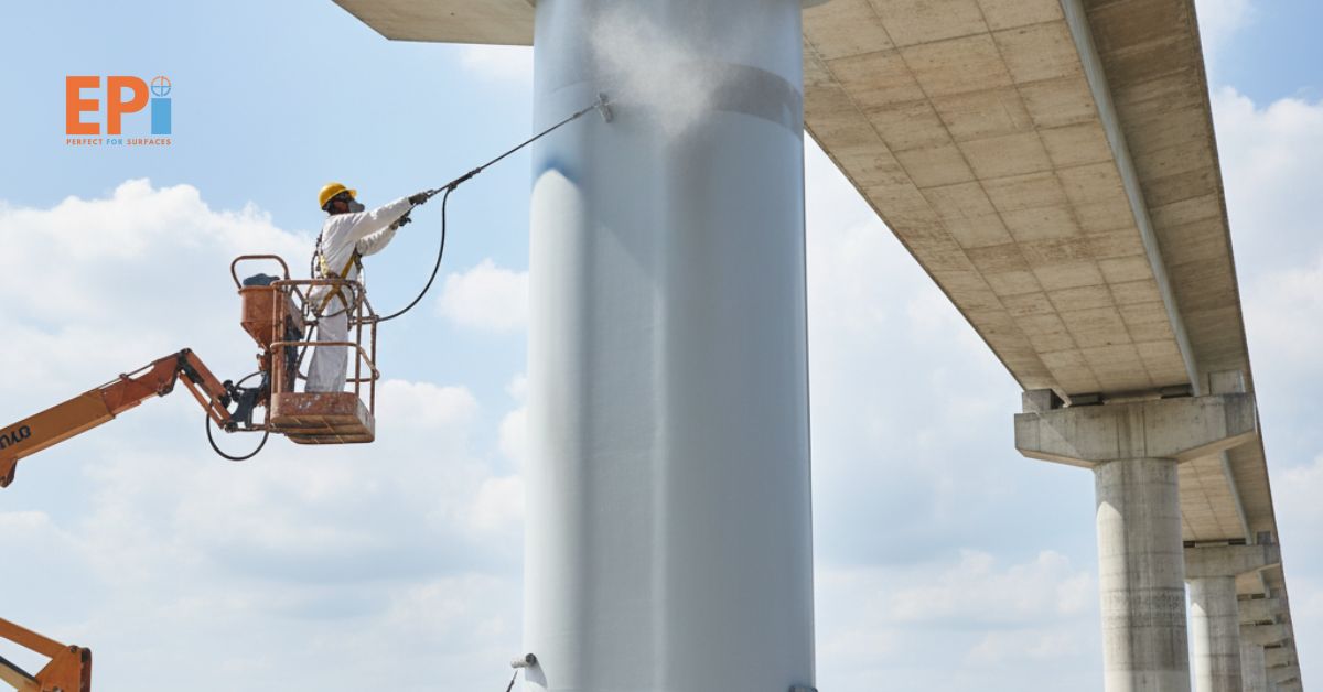 Tim spesialis mengecat pondasi jembatan di Depok dengan protective coating berkualitas tinggi.