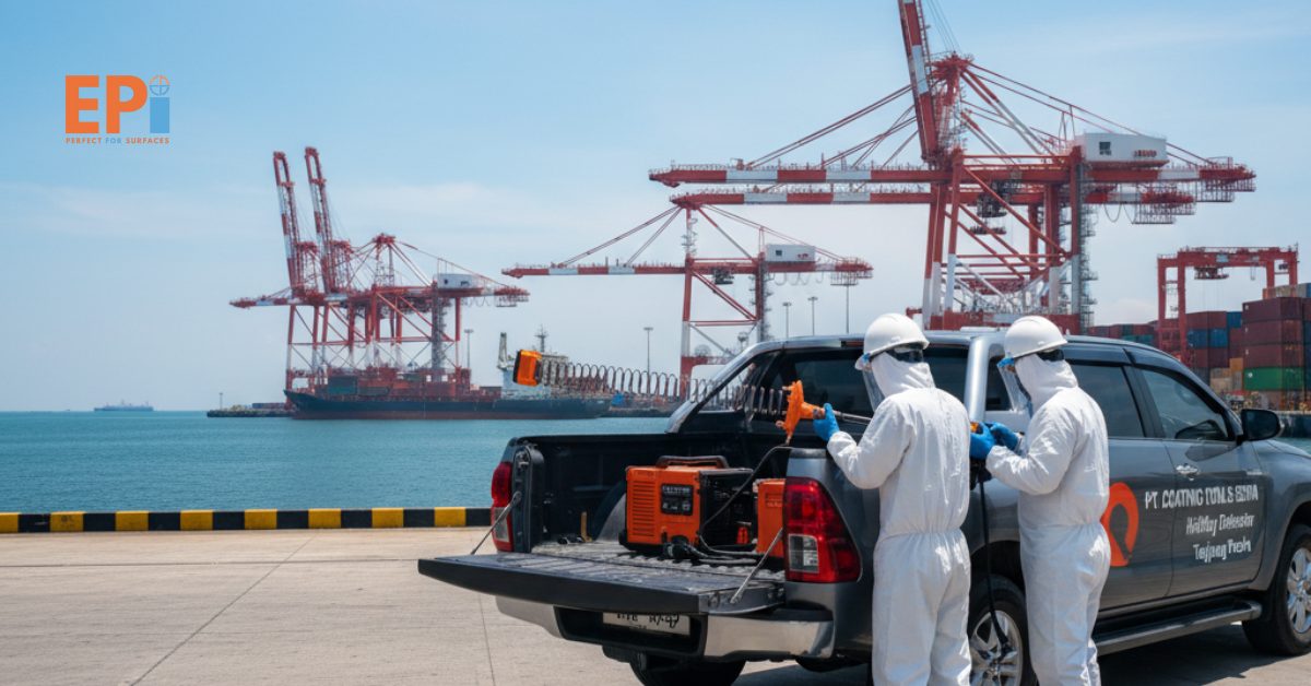Penyewaan Holiday Detector siap kirim ke proyek pelabuhan Tanjung Perak.
