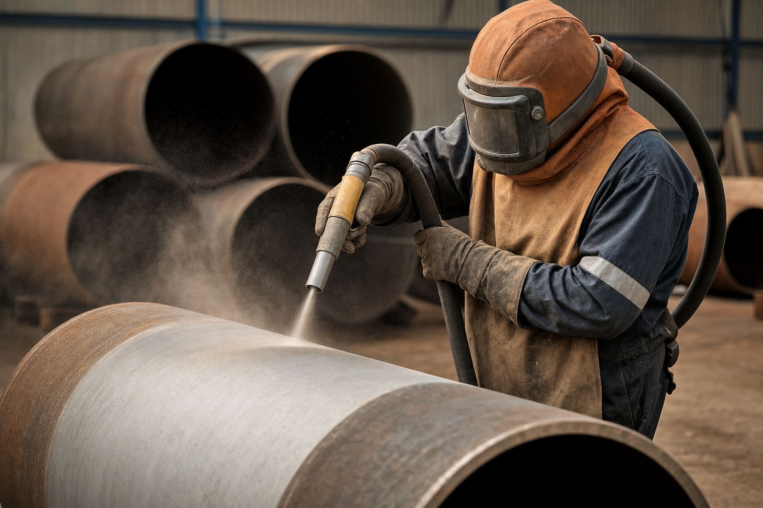 Jasa Sandblasting Pipa Bengkulu